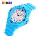 Girls / Boys Casual Silicone Quartz Wrist Watch With Colorful Number Dial-Sky Blue-JadeMoghul Inc.