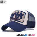 Girls / Boys Embroidered NY Baseball Cap-Dark blue-JadeMoghul Inc.