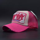 Girls / Boys Embroidered NY Baseball Cap-Rose-JadeMoghul Inc.