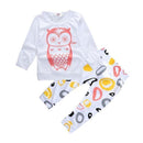 Girls/ Boys Funny Printed Quotes T shirt And Pants Set-color as picture-24M-JadeMoghul Inc.