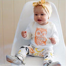 Girls/ Boys Funny Printed Quotes T shirt And Pants Set-color as picture-24M-JadeMoghul Inc.