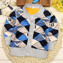 Girls/ Boys Long Sleeved Soft Winter Cardigan-blue B-9M-JadeMoghul Inc.