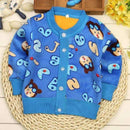 Girls/ Boys Long Sleeved Soft Winter Cardigan-blue B J-9M-JadeMoghul Inc.