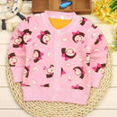 Girls/ Boys Long Sleeved Soft Winter Cardigan-pink girl-9M-JadeMoghul Inc.