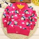 Girls/ Boys Long Sleeved Soft Winter Cardigan-rose girl-9M-JadeMoghul Inc.