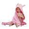 Girls / Boys Soft Hooded Towel Wrap-Light Pink Rabbit-China-JadeMoghul Inc.