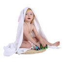 Girls / Boys Soft Hooded Towel Wrap-White Rabbit-China-JadeMoghul Inc.