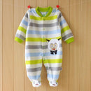 Girls/ Boys Warm Fleece Cute Design Bodysuit-as pic show 11-12M-JadeMoghul Inc.