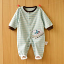 Girls/ Boys Warm Fleece Cute Design Bodysuit-as pic show 9-12M-JadeMoghul Inc.