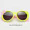Girls Cool Folding Acrylic Frame Sunglasses UV 400 Protection-Yellow frame-JadeMoghul Inc.