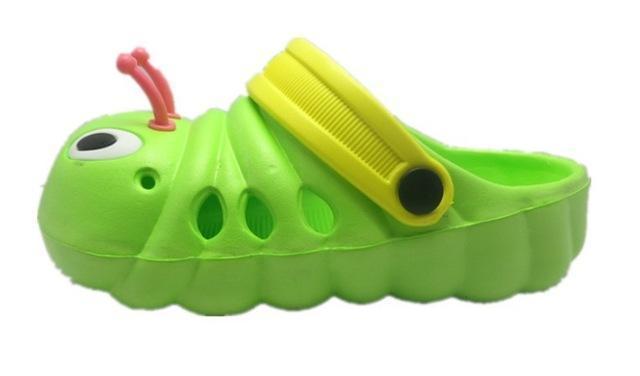 Girls Cute Caterpillar Summer Beach Sandals-green-3-JadeMoghul Inc.
