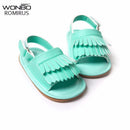 Girls Cute PU Leather Tassel Sandals-No 2-1-JadeMoghul Inc.
