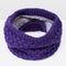 Girls Cute Warm Fur Winter Snood Scarf In Solid Colors-Purple-JadeMoghul Inc.
