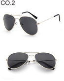 Girls Fashionable Reflector Aviator Sunglasses-CO2-JadeMoghul Inc.