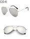Girls Fashionable Reflector Aviator Sunglasses-CO6-JadeMoghul Inc.
