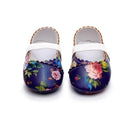 Girls Floral Print PU Leather Shoes-Model 2-2-JadeMoghul Inc.