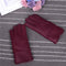 Girls Genuine Sheepskin Leather Gloves With Wool And Fur Lining-Dark red-S(4-8year-old)-JadeMoghul Inc.