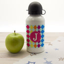 Girls Mosaic Tiled Personalized Water Bottles