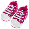 Girls Polka Dot Soft Sole Shoes-Rose Red-0-6 Months-JadeMoghul Inc.
