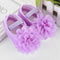 Girls PU Leather Fabric Flower Shoes-Purple-2-JadeMoghul Inc.