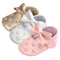 Girls PU Leather Heart Embroidered Shoes With Bow Decor-P-13-18 Months-JadeMoghul Inc.