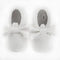Girls PU Leather Slip On Bow Shoes-white-1-JadeMoghul Inc.