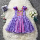 Girls Rapunzel Sofia Princess Costume