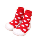 Girls Slip On Anti Slip Sock Shoes-red dot-7.5-JadeMoghul Inc.