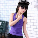 Girls Soft Cotton Summer Tank Tops-Purple-10-JadeMoghul Inc.