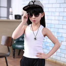 Girls Soft Cotton Summer Tank Tops-White-10-JadeMoghul Inc.