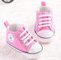 Girls Sports Canvas Soft Shoes-Pink-1-JadeMoghul Inc.