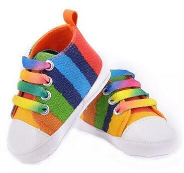 Girls Sports Canvas Soft Shoes-Rainbow-1-JadeMoghul Inc.