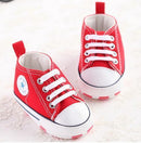 Girls Sports Canvas Soft Shoes-Red-1-JadeMoghul Inc.