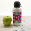 Girls Stain Glass Window Personalized Water Bottles