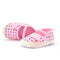 Girls Striped / Polka Dot Shoes With Flower Decor-Pattern 2-0-6 Months-JadeMoghul Inc.