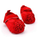 Girls Striped / Polka Dot Shoes With Flower Decor-Pattern 6-0-6 Months-JadeMoghul Inc.