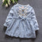 Girls Summer Dress With Lace Detailing-Blue-7-9 months-JadeMoghul Inc.