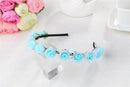 Girls Sweet Candy Color Children Foam Rose Flower Headband-AS SHOW 13-JadeMoghul Inc.