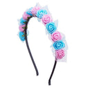 Girls Sweet Candy Color Children Foam Rose Flower Headband-AS SHOW 26-JadeMoghul Inc.