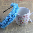 Girls Sweet Candy Color Children Foam Rose Flower Headband-AS SHOW 4-JadeMoghul Inc.