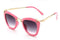 Girls Vintage Style Sunglasses With UV 400 Protection-Rose Red-JadeMoghul Inc.