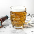 Glass Gifts & Accessories Personalized Glasses - Emblem Dimpled Beer Glass Treat Gifts