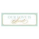 Glitz and Glam Rectangular Sign Set Daiquiri Green (Pack of 1)-Wedding Signs-Daiquiri Green-JadeMoghul Inc.