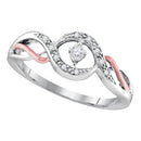 Gold & Diamond Engagement & Anniversary Rings Sterling Silver Women's Round Diamond Solitaire Bridal Wedding Engagement Ring 1/10 Cttw - FREE Shipping (US/CAN) JadeMoghul