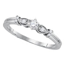 Gold & Diamond Engagement & Anniversary Rings Sterling Silver Women's Round Diamond Solitaire Bridal Wedding Engagement Ring 1/6 Cttw - FREE Shipping (US/CAN) JadeMoghul