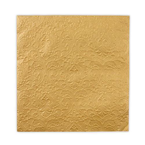 Gold Embossed Paper Napkins (Pack of 20)-Celebration Party Supplies-JadeMoghul Inc.