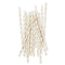 Gold Foil Hearts Paper Drinking Straws (Pack of 25)-Wedding Candy Buffet Accessories-JadeMoghul Inc.