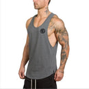 Golds gyms clothing Brand singlet canotte bodybuilding stringer tank top men fitness T shirt muscle guys sleeveless vest Tanktop-Dark grey02-XL-JadeMoghul Inc.