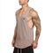 Golds gyms clothing Brand singlet canotte bodybuilding stringer tank top men fitness T shirt muscle guys sleeveless vest Tanktop-Khaki01-XL-JadeMoghul Inc.