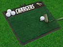 Golf Hitting Mat Golf Accessories NFL Los Angeles Chargers Golf Hitting Mat 20" x 17" FANMATS